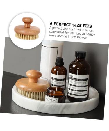 FRCOLOR 2 Pcs Bath Brush Set - Portable Massager & Scrubber for Body| Dead Skin Exfoliation| Handled Design| 10x10cm Sisal Brushes - Buy Online on GoSupps.com