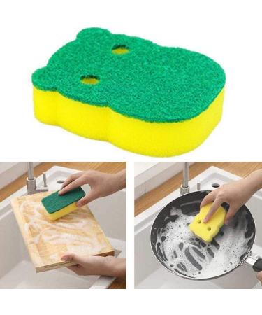 Wipe Housework Cleaning Dish Cloth Rag Dishwashing Pad Pad Scouring Scouring C0I5 Sponge 1pcs Sponge - Buy Online on GoSupps.com