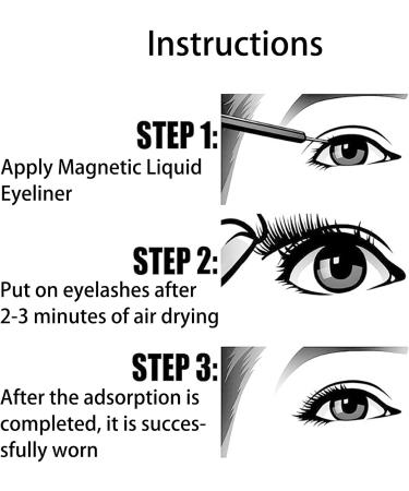 BeauFairy Magnetic Eyelashes Magnetic Eyeliner and Lashes Kit 10 Pairs Multicolor Natural Reusable Magnetic Fake Eye Lash with 2 Tubes of Waterproof Long Lasting Magnetic Eyeliners No Glue Needed #017 - Buy Online on GoSupps.com