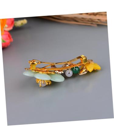 FRCOLOR Hairpin Women Hair Barrettes Vintage Metal Hair Barrettes Spring Flower Hair Barrettes Vintage Spring Hair Clips Tiaras for Girls Flower Hair Clip Wedding Accessories Miss Etc. - Buy Online on GoSupps.com