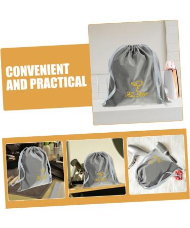 IWOWHERO 2pcs Hair Dryer Storage Bag Hair Dryer Bag Hair Dryer Drawstring Bags Drawstring Storage Bag Hair Dryer Travel Bag Drawstring Pouch Storage Bag for Hair Dryer Blow Dryer Pouch 30.00X25.00X0.50CM Grey - Buy Online on GoSupps.com