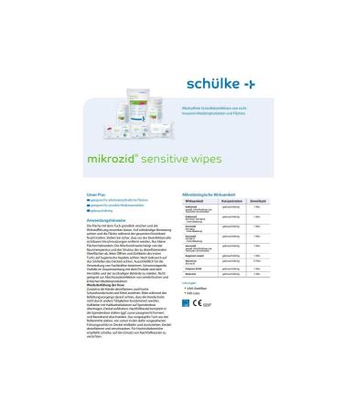 Sch lke microcid Sensitive Wipes Jumbo - 200 Alcohol-Free Disinfection Towels for Medical Devices & Surfaces - Ideal for Sensitive Products - Buy Online on GoSupps.com