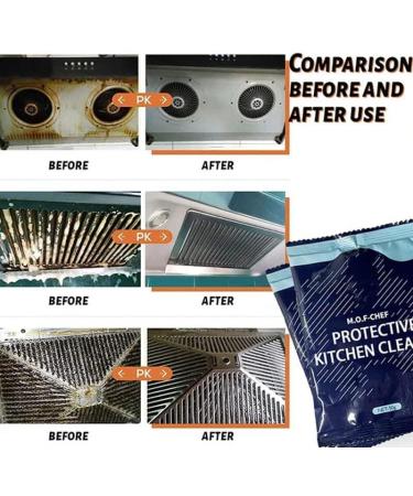 Heavy Duty Degreaser Cleaner Concentrated Heavy Oil Cleaning Powder Kitchen Degreasing Powder Oil Dirt Powder Emulsifier (3PCS) - Buy Online on GoSupps.com