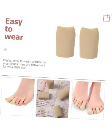 Healeved 2pcs Silicone Gel Toe Sleeves - Protective Toe Protectors for Sports - 2.6x4cm - Buy Online on GoSupps.com