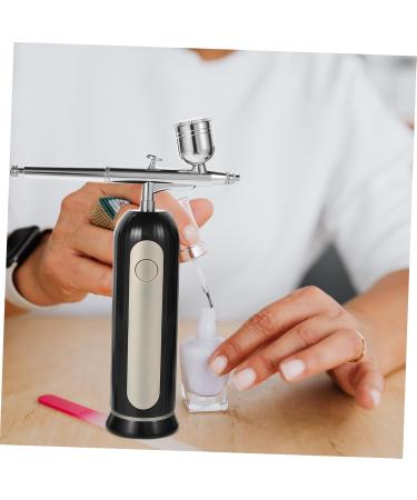 Healeved 1 Set Nail Kit Black Aluminum Alloy Abs Cake Airbrush Kit Air Brush - Buy Online on GoSupps.com