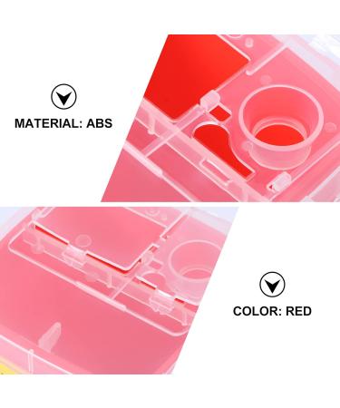 Minkissy Disposable Razor and Blade Disposal Container - Hairdressing Salon Sharp Storage for Safe Needle & Razor Blade Disposal - Buy Online on GoSupps.com