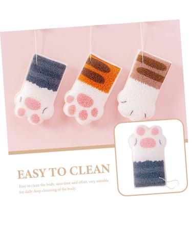 FOMIYES Bath Cotton Hair Washer Scrubber - Exfoliating Mitt for Shower and Spa - Buy Online on GoSupps.com