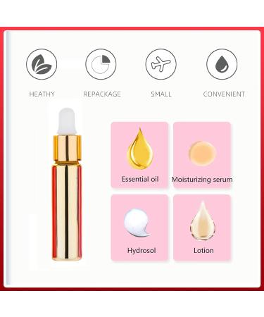 Tianzd 6 Pack Chrome Yellow 10ml Drip Bottles with Glass Pipette & Gold Screw Cap - Ideal for Essential Oils & Perfume Oils - Buy Online on GoSupps.com