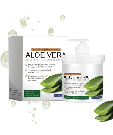 Aloe Vera Skin Care Products Gel, Aloe Vera Lotion Sun Burn Recovery Cream, After Sun Body Lotion Vitamin C + Hyaluronic Acid, Sun Damaged Skin Repair Moisturizing Cream (1)