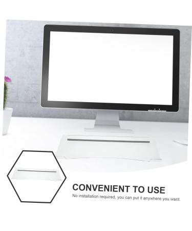 Osaladi Acrylic Keyboard Riser Stand - Anti-Slip Gaming & PC Storage - 43x14cm Inclined Design - Buy Online on GoSupps.com
