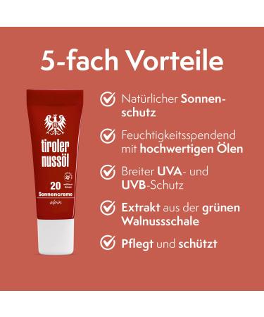 Buy Tyrolean Nut Oil Alpin Sonnencr SF20 - 20 ml | Premium International Shipping - Buy Online on GoSupps.com