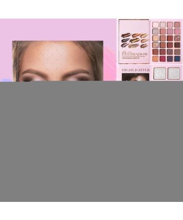 Palette de fards paupi res Palette de maquillage | Tons de fard joues mats et scintillants pour contouring et mise en vidence en un pour les mariages anniversaires soir es en club - Buy Online on GoSupps.com