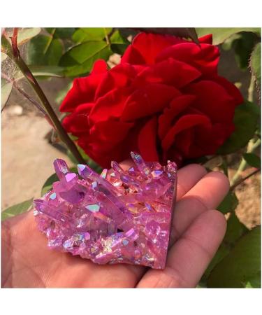 GONCAY Rare Purple Flame Ring Quartz Specimen - Unique Clusters (2pcs) | International Shipping - Buy Online on GoSupps.com