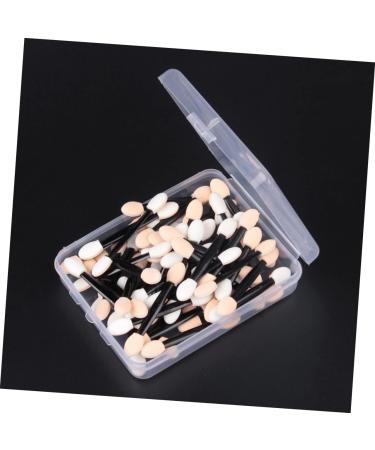 Beatifufu 50 Pcs Cosmetic Dual Sided Eyeshadow Brush Makeup Application Eyeshadow Makeup Brushes Makeup Tools Size 1 Black - Buy Online on GoSupps.com