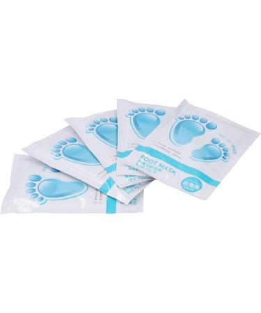 Nursing Peeling Foot Mask - Exfoliating Callus & Dead Skin Care - Moisturizing Foot Mask 40g x 5 Pairs for Soft Smooth Feet - International Shipping Available - Buy Online on GoSupps.com