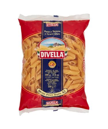 Italian Gourmet E.R. Divella Mezze Penne Rigate N 42 Pack of 24 durum wheat semolina pasta 500 g + Italian Gourmet Polpa di Pomodoro 400 g
