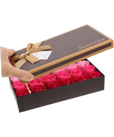 POPETPOP 3 Boxes Rose Soap Rose Petals Decorations Floral Decorations Wedding Decorations for Ceremony Bath Soap Rose Preserved Rose Scented Soap Rose Floral Soap Props - Buy Online on GoSupps.com