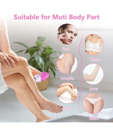Uraqt Epilator for Women - Gentle Hair Removal with Massage Rolls Long-Lasting Razor & Accessories (Pink) | Perfect Gift! - Buy Online on GoSupps.com
