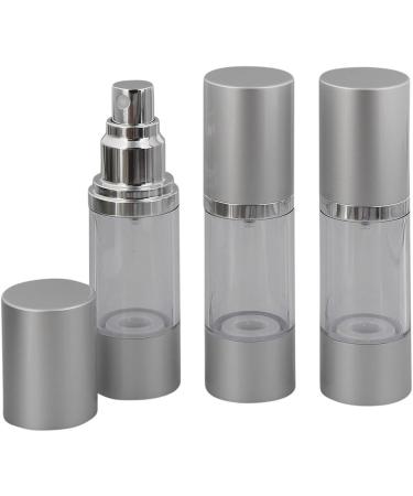 Kosmetex Airless Aluminum Atomizer 30ml - Silver Perfume Bottle with Pump Spray Head - 3 Pack for Self-Filling | International Shipping Available - Buy Online on GoSupps.com