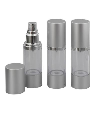 Kosmetex Airless aluminum atomizer 30ml silver aluminum perfume bottle pump spray head for self-filling 3 silver