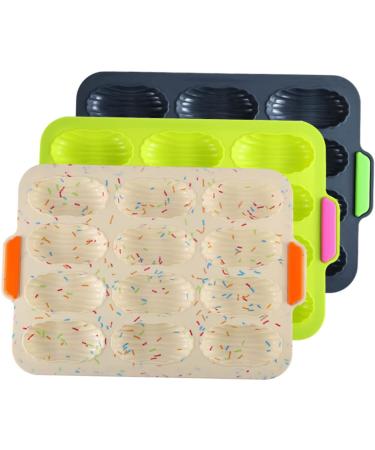 2 Pcs Silicone Cake Mold Baking Cup Silica Gel Puffs - Buy Online on GoSupps.com