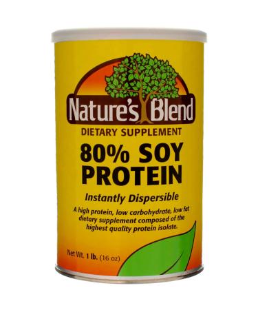 1lb Soy Isolate Protein Powder - 80% Isolate for Muscle Building - Buy Online on GoSupps.com