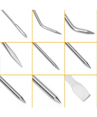10 Piece Stainless Steel Paracord Stitching Needles Set for Bracelet and Leather Weaving - Paracord Tools and Accessories - Buy Online on GoSupps.com