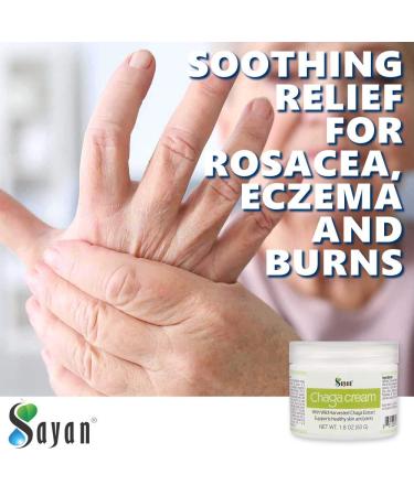 Sayan Siberian Chaga Body Cream - Nourishing Vitamin E Shea Butter & Natural Ingredients - 1.8 OZ (50 G) - International Shipping - Buy Online on GoSupps.com