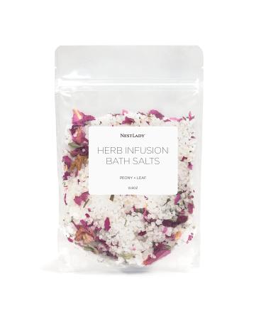 NESTLADY Peony Flora & Leaf Calming Bath Salt|Antioxidant|Anti-Aging|Brightening |Improve Firmness 12.8oz