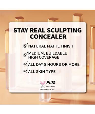 Oulac Hydrating Concealer Makeup | Medium coverage concealer for dark circles | Makeup concealer that nourishes the skin Honey concealer vegan 3.8ml Honey (W6) - Buy Online on GoSupps.com