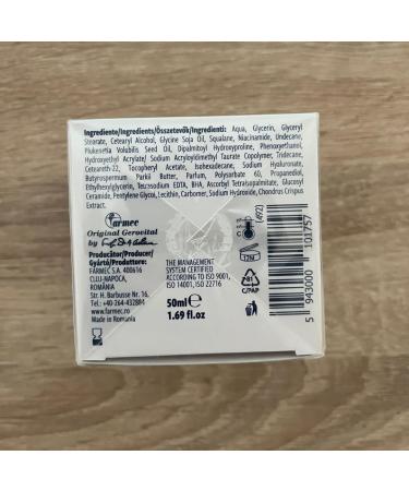 GEROVITAL Anti-Wrinkle Day Face Cream with Hyaluronic Acid Vitamin C & E - Intense Moisturizer for All Skin Types (50 ml) - Shop Internationally - Buy Online on GoSupps.com