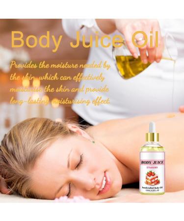 Strawberry Body Oil Body Juice Oil Strawberry Body Oil Strawberry Lotion 120ml Strawberry Flavor Essential Oil Body Oil For Women (2pcs) - Buy Online on GoSupps.com