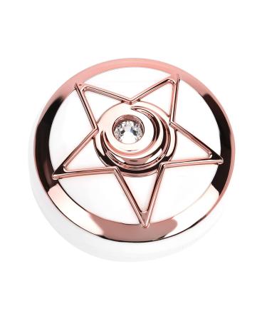 BStXQTY 3-color contact lens container set portable contact lens box with mirror pentagram shape lentil containers contact lenses for women and girls (pink)