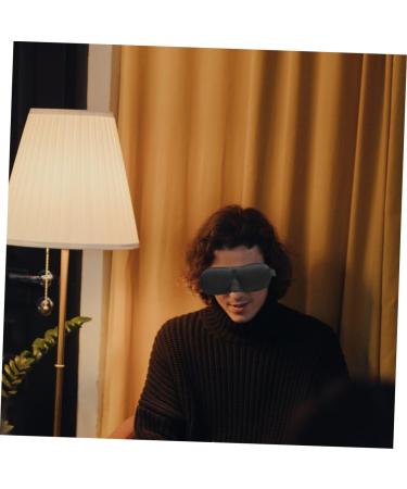 Healifty 3D Stereo Goggles Eye Sleeping Mask | Silk Blindfold Eye Mask | Adjustable and Breathable | Black | 1 Count - Buy Online on GoSupps.com