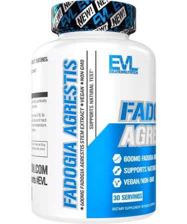 Evlution Fadogia Agrestis 600mg - Premium Male Enhancement Pills for Strength Drive & Performance | Testosterone Booster - Shop Internationally - Buy Online on GoSupps.com