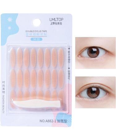 Double Eyelid Tape - Invisible Waterproof Double Eyelid Tape | Natural Fiber Eyelid Lifter Strips Eye Lift Tape for Droopy Lids Hooded Eyes Aviere Widened - Buy Online on GoSupps.com