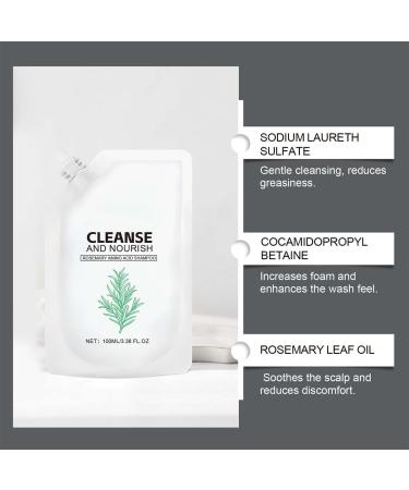 Refreshing shampoo for smooth and shiny hair nourishing and deeply moisturizing rosemary shampoo for hair growth controls oil (1 piece) - Buy Online on GoSupps.com