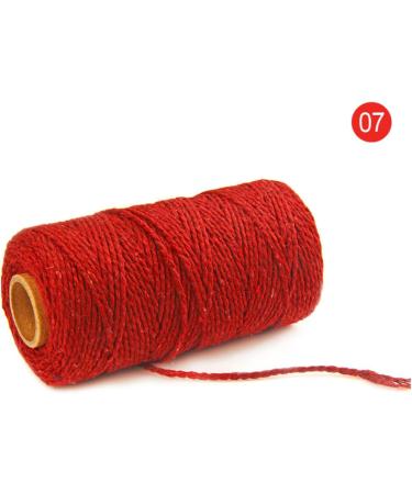 Amosfun 4 Rolle DIY Handicraft Wickelsil Macrame Accessories - Natural Cooking Yarn & Knitting Cord for Tinkering - 10x5cm - Buy Online on GoSupps.com
