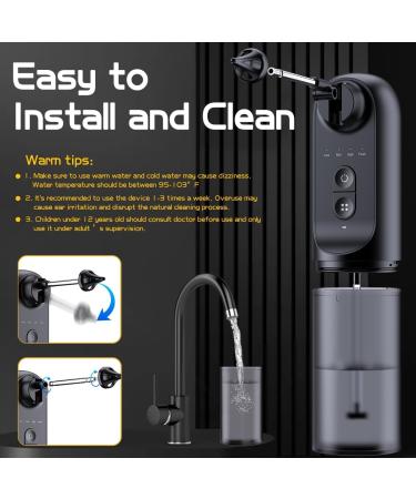 Electric Ear Wax Removal System - Safe & Effective Ear Cleaner with 4 Pressure Settings for Earwax Buildup - Buy Online on GoSupps.com