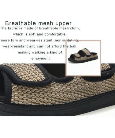 Diabetic House Shoes Men Women | Adjustable Extra Wide Slippers | Orthopaedic Surgical Footwear | Anti-Slip Open Toe | Size 12 Men - Buy Online on GoSupps.com