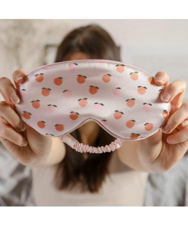 SMUG Satin Sleep Mask | Travel Eye Mask for Women & Men | Nourishing Skin & Dark Circle Reduction | Peachy Shade for Light Blocking - Buy Online on GoSupps.com