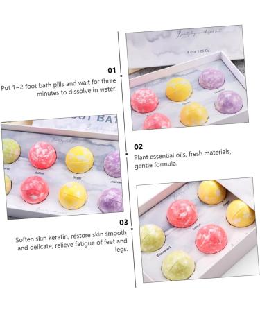 FOMIYES 3 Boxes Essential Oil Foot Soak Ball Bubble Making Bath Ball Shower Moisturizer Foot Spa Bath Tub Spa Bath Fizzies Portable Foot Bath Tubs Bubble Ball Child Aromatic Etc. - Buy Online on GoSupps.com