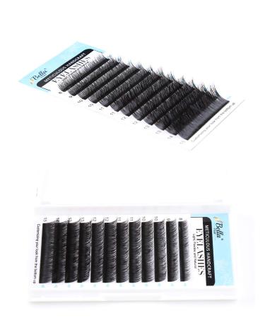 Bella Hair Real Siberian Mink Eyelash Extensions C Curl 0.15 Mixed Length 8-15mm Individual Natural Soft Mink Lashes for Professional Salon Use 12 Piece Assortment - Buy Online on GoSupps.com