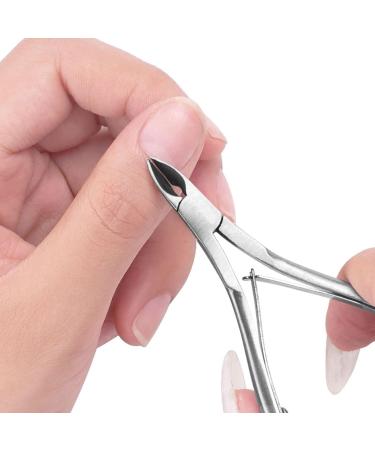 ZYDNFE Nail Clipper Professional Stainless Steel Cuticle Nail Nipper Clipper Nail Art Manicure Pedicure Care Trim Plier Cutter Beauty Scissors Tools - Buy Online on GoSupps.com