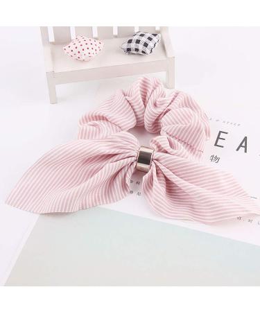 Fodattm 8pcs Bunny Ears Chiffon Elastic Hair Bands | Cute Bow Hair Accessories for Girls - International Shipping Available - Buy Online on GoSupps.com