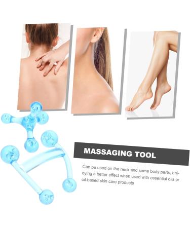Minkissy 6pcs PVC Button Massager Tool for Neck and Shoulders - Blue | International Shipping Available - Buy Online on GoSupps.com