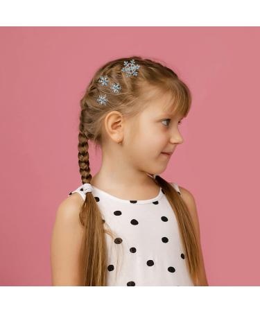 Shop Minkissy Snowflake Hair Clips - 6 Metal Rhinestone Bobby Pins for Women | International Shipping - Buy Online on GoSupps.com