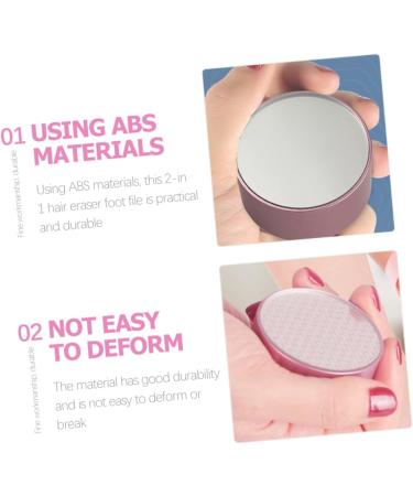 Ipetboom Hair Removal Foot Scrubber Feet Callus Remover Dead Skin Remover 2 in 1 Hair Eraser Foot File Foot File Hair Remover 2 in 1 Heel Scraper Hair Organ Double-Sided Nano Glass Care - Buy Online on GoSupps.com