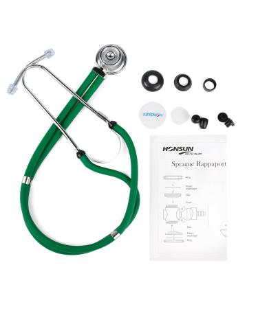 HONSUN Dual Head Stethoscope - Sprague Rappaport for Doctors, Nurses & Students (Green) - Buy Online on GoSupps.com