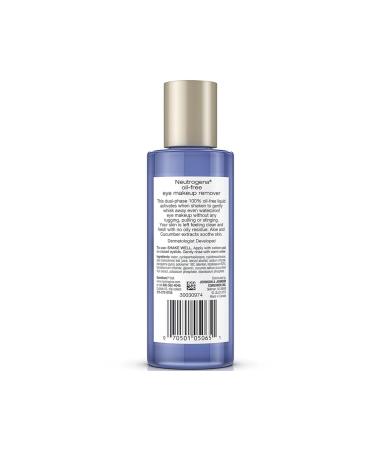 Neutrogena Oil-Free Eye Makeup Remover - 3 Pack Gentle & Effective for Waterproof Mascara No Oily Residue 5.5 fl oz Each - Buy Online on GoSupps.com
